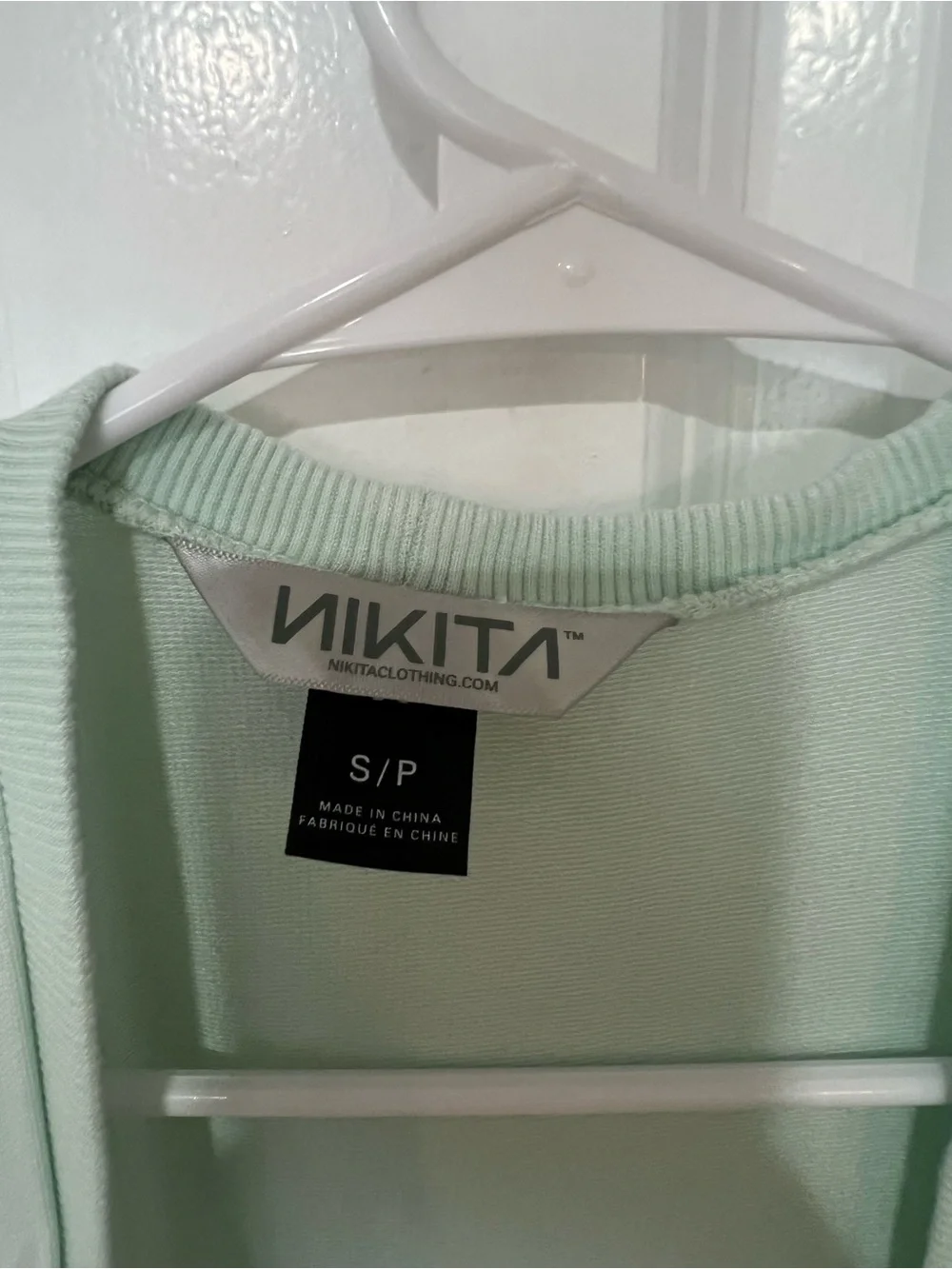 Nikita Mint Open Front Pocket Cardigan small
